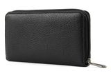 MANDARINA DUCK Mellow Leather Zip Around Wallet L Black