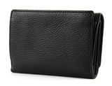 MANDARINA DUCK Mellow Leather Wallet with Flap M Black MANDARINA DUCK Mellow Leather Wallet with Flap M Black