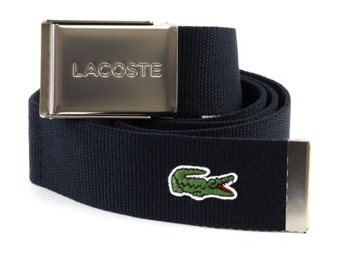 LACOSTE Casual Woven Strap W100 Navy Blue - kürzbar