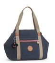 kipling Basic Eyes Wide Open Art Tote True Navy Combo