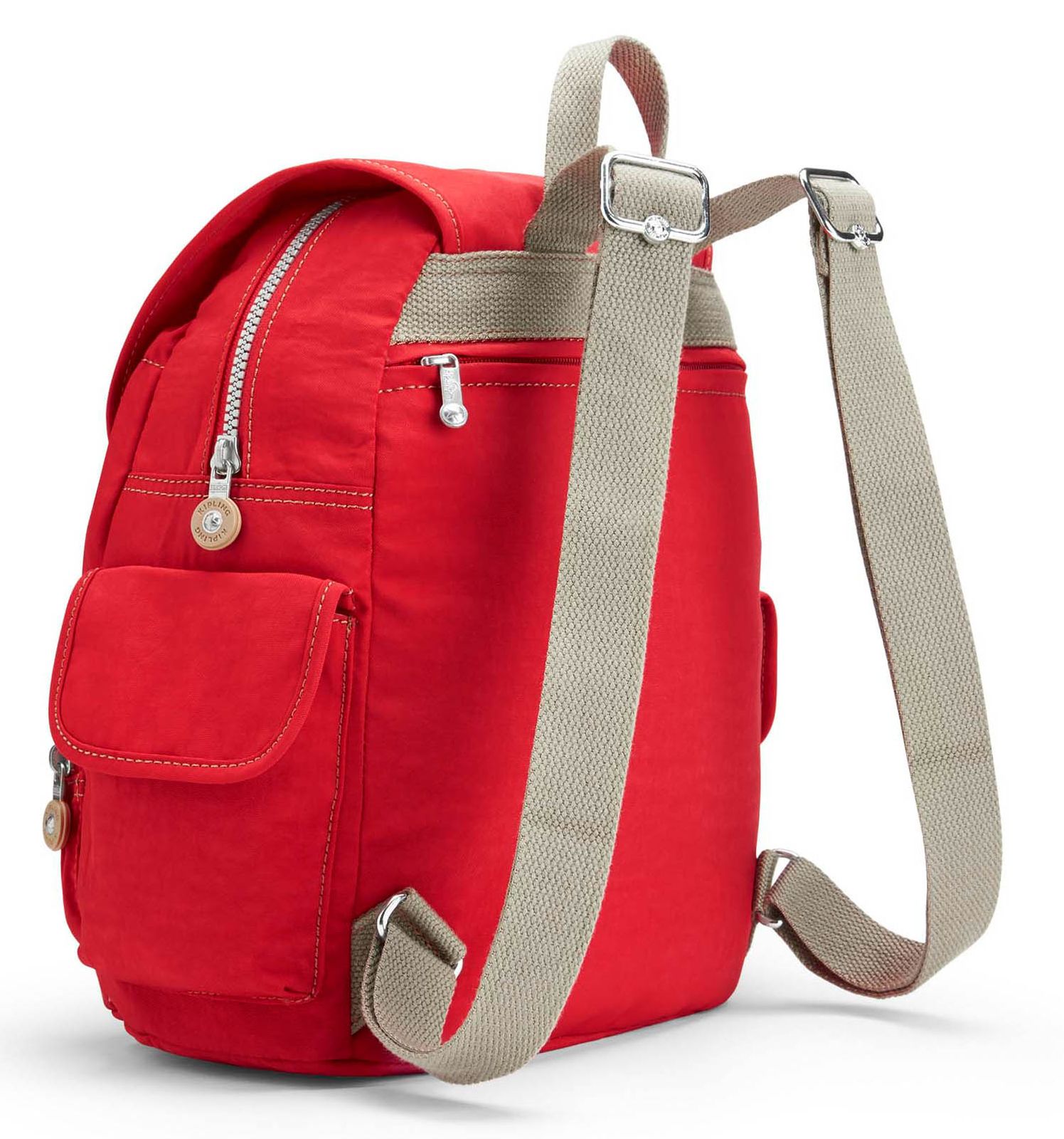 kipling City Pack S Backpack True Red Combo modeherz