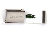 LACOSTE Casual Woven Strap W130 Bright White - shortenable LACOSTE Casual Woven Strap W130 Bright White - shortenable