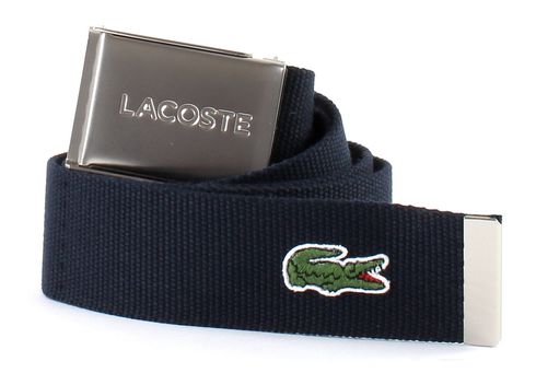 LACOSTE Casual Woven Strap W130 Navy Blue - kürzbar