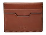 FOSSIL Ellis Card Case Brown