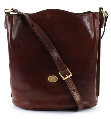 THE BRIDGE Stodo Bucket Bag M Marrone
