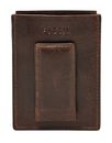 FOSSIL Derrick Magnetic Card Case Dark Brown FOSSIL Derrick Magnetic Card Case Dark Brown
