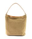 PATRIZIA PEPE Stars Laser Leather Hobo Bag Spring Beige / Daily Green PATRIZIA PEPE Stars Laser Leather Hobo Bag Spring Beige / Daily Green