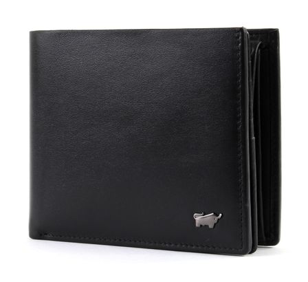 Braun Büffel Q Livorno Large Coin Wallet Black