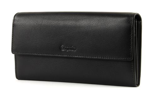 Esquire RFID Wallet With Flap Black