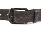 b.belt Ledergürtel W90 Grau Taupe - Anthrazit Grau - kürzbar b.belt Ledergürtel W90 Grau Taupe - Anthrazit Grau - kürzbar