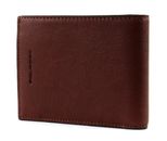 PIQUADRO Black Square Wallet with Coin Case Cuolo Tabacco PIQUADRO Black Square Wallet with Coin Case Cuolo Tabacco