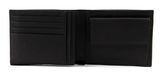 PIQUADRO Black Square Wallet with Coin Case Testa di Moro PIQUADRO Black Square Wallet with Coin Case Testa di Moro