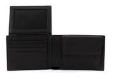 PIQUADRO Black Square Men's Wallet Flip Up ID Window Testa di Moro PIQUADRO Black Square Men's Wallet Flip Up ID Window Testa di Moro
