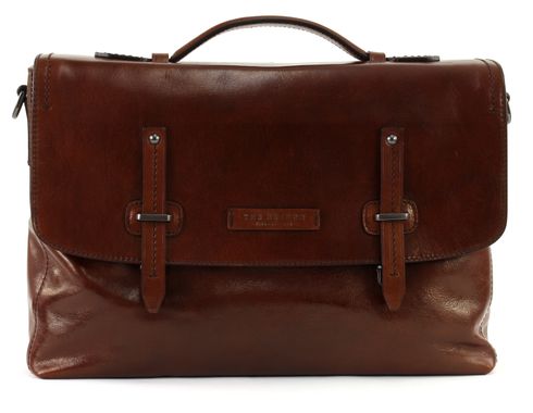 THE BRIDGE Kallio Briefcase L Marrone