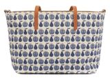 Pink Lining Notting Hill Tote Apples & Pears Blue Pink Lining Notting Hill Tote Apples & Pears Blue