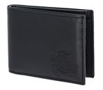 oxmox Leather Pocketbörse Turtle Embossed Black oxmox Leather Pocketbörse Turtle Embossed Black