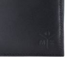 oxmox Leather Pocketbörse Ox Embossed Black