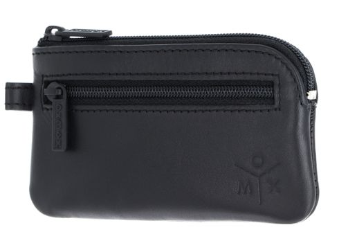 oxmox Leather Keyholder Ox Embossed Black oxmox Leather Keyholder Ox Embossed Black