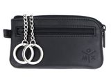 oxmox Leather Keyholder Ox Embossed Black