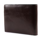 PIQUADRO Blue Square Wallet with Coin Case Mogano PIQUADRO Blue Square Wallet with Coin Case Mogano