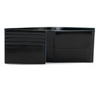 PIQUADRO Blue Square Wallet with Flip RFID Nero