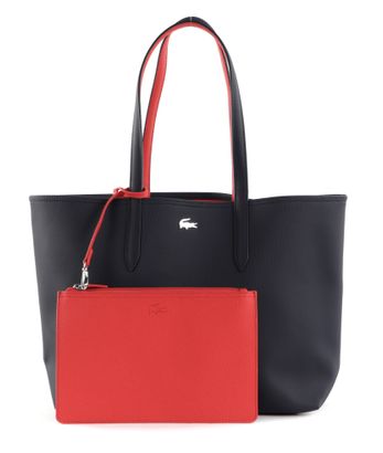 LACOSTE Anna Shopping Bag Peacoat Salsa