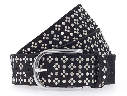 b.belt Nietengürtel W100 Black