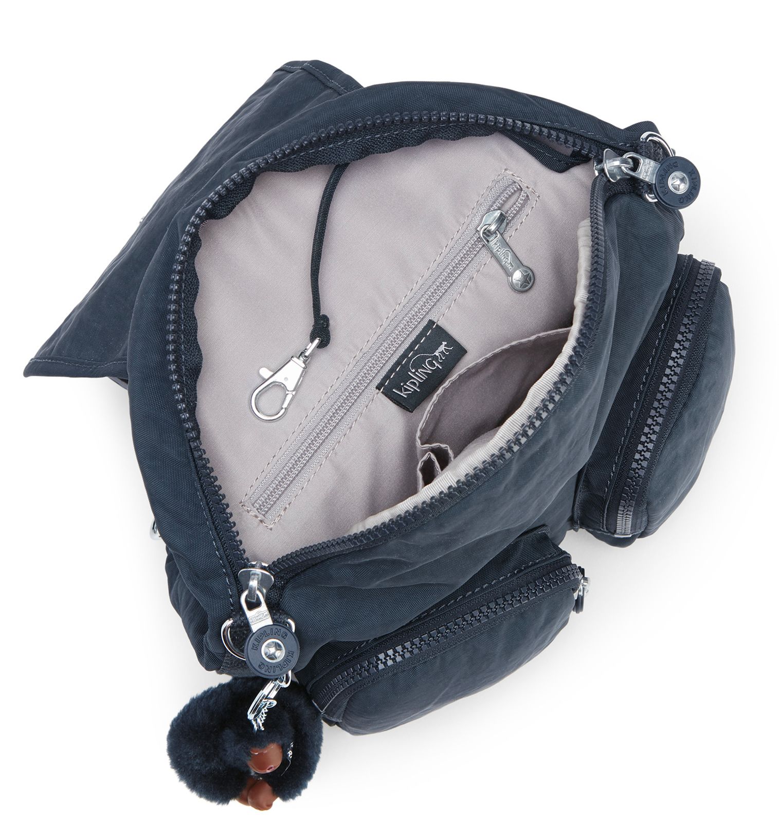 kipling Firefly Up Small Backpack True Navy eBay