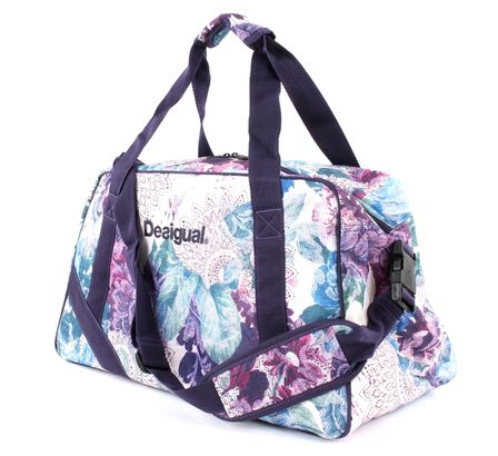 Desigual Art and Thread Carry Shoulder Bag Magenta Haze Desigual Art and Thread Carry Shoulder Bag Magenta Haze