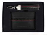 TOMMY HILFIGER Corporate Stitch CC Holder Keyfob Box Black TOMMY HILFIGER Corporate Stitch CC Holder Keyfob Box Black