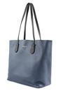 PATRIZIA PEPE Double Color Pepe Shopper Steel Azure / Nero PATRIZIA PEPE Double Color Pepe Shopper Steel Azure / Nero