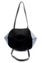 PATRIZIA PEPE Double Color Pepe Shopper Steel Azure / Nero PATRIZIA PEPE Double Color Pepe Shopper Steel Azure / Nero