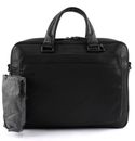 PIQUADRO Black Square Computer Briefcase Black PIQUADRO Black Square Computer Briefcase Black