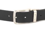 TOMMY HILFIGER Hilfiger Loop Belt 3.5 REV W80 Black / Testa Di Moro