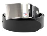 TOMMY HILFIGER TH Plaque Belt 3.5 W85 Black - kürzbar TOMMY HILFIGER TH Plaque Belt 3.5 W85 Black - kürzbar
