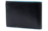 PIQUADRO Blue Square Slim Wallet Horizontal Blu Notte