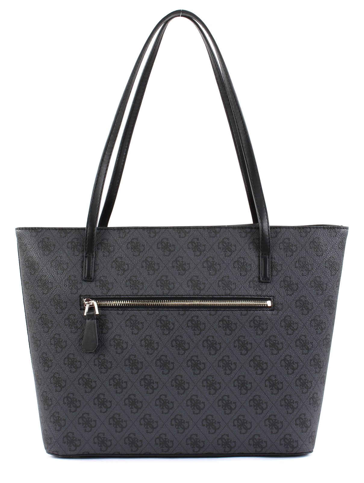 GUESS Open Road Tote Shopper Schultertasche Tasche Coal Schwarz Grau Neu eBay