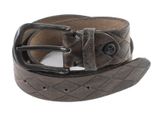 b.belt Ledergürtel W105 Grau Taupe - Anthrazit Grau - shortenable b.belt Ledergürtel W105 Grau Taupe - Anthrazit Grau - shortenable