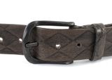 b.belt Ledergürtel W105 Grau Taupe - Anthrazit Grau - shortenable b.belt Ledergürtel W105 Grau Taupe - Anthrazit Grau - shortenable