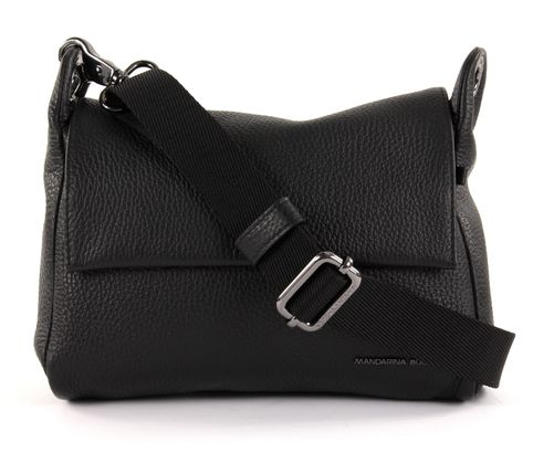 MANDARINA DUCK Mellow Leather Crossover Bag S Nero