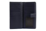 MANDARINA DUCK Mellow Leather Wallet with Flap L Dress Blue MANDARINA DUCK Mellow Leather Wallet with Flap L Dress Blue
