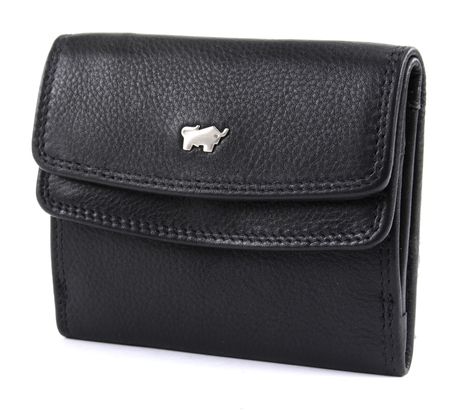 Braun Büffel GOLF Edition 4 Card Wallet with Flap Black