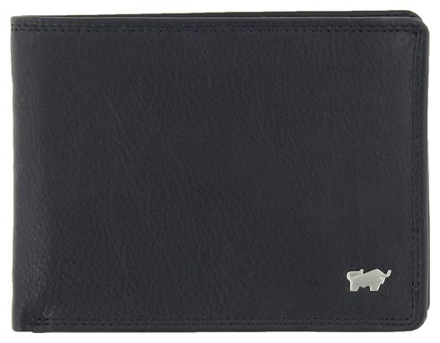 Braun Büffel GOLF Edition Horizontal 8 Card Wallet Black