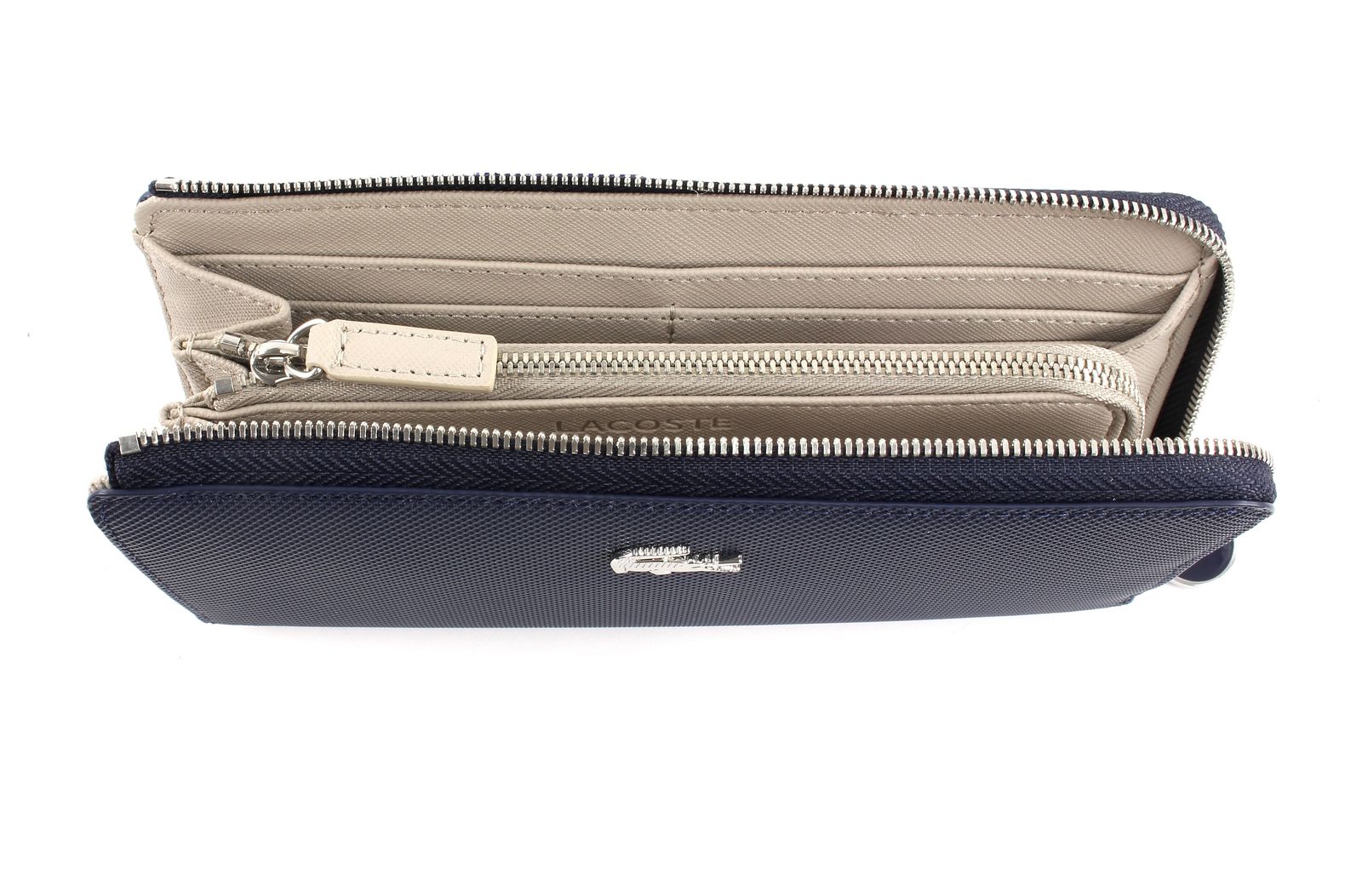 LACOSTE Geldbörse Daily Classic Slim Zip Wallet modeherz