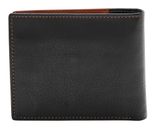 FOSSIL Ward Large Coin Pocket Bifold Black FOSSIL Ward Large Coin Pocket Bifold Black