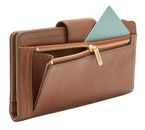 FOSSIL Logan RFID Tab Clutch Brown