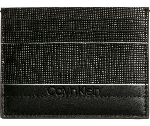 Calvin Klein Saffiano Card Holder Black