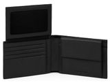 PIQUADRO Black Square Men's Wallet Flip Up ID Window Nero PIQUADRO Black Square Men's Wallet Flip Up ID Window Nero