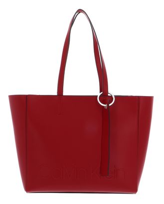 Calvin Klein Edge Shopper Bag Lipstick Red