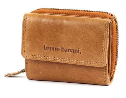 bruno banani Lavato Wallet Zip With Flap Cognac